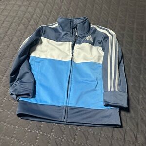 Adidas Kids Two-Tone Blue Jacket